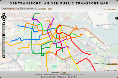 Réseaux de métro et tramway d'Amsterdam