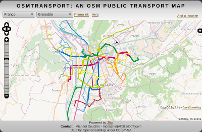 Réseau de tramway et bus de Grenoble