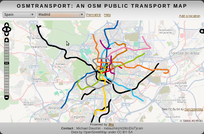 Réseau cercanías et métro de Madrid