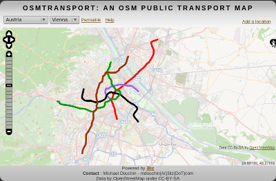 Vienna subway network