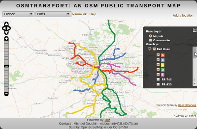 RER dans OsmTranport