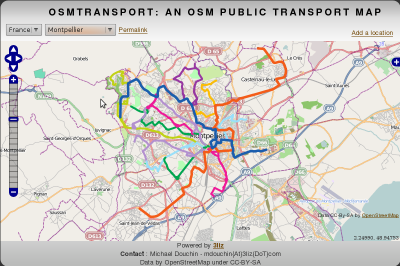 OsmTransport 0.1 Montpellier