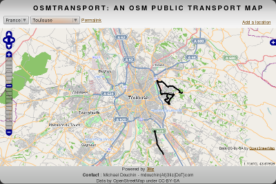 OsmTransport 0.1 Toulouse