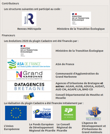 Plugin cadastre 1.10.0